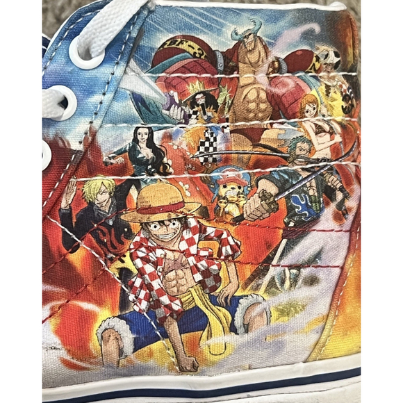 Vans x One Piece Sk8-Hi Wano Mens 6.5 Womens 8 Rare Anime Collab